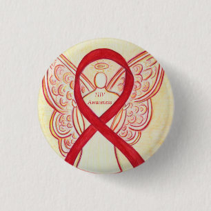Ribbon Angel Anpassningsbar Art Pin Knapp