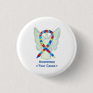 Ribbon Angel Anpassningsbar Art Stift Knapp