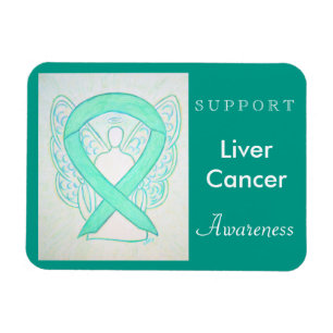 Ribbon Angel Anpassningsbar Magnet - medvetenhet o