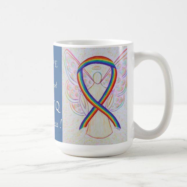 Ribbon Angel Anpassningsbar Mugg (Höger)