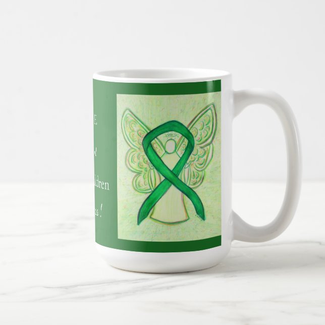 Ribbon Angel Anpassningsbar Mugg saknas Barns medv (Höger)
