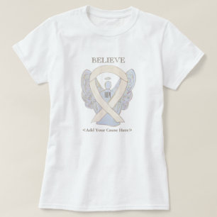 Ribbon Angel Anpassningsbar Shirts T Shirt