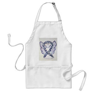 Ribbon Angel Art Apron Ribbon Rand Förkläde