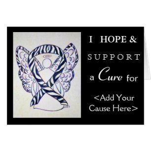 Ribbon Angel Art Greeting Cards Hälsningskort