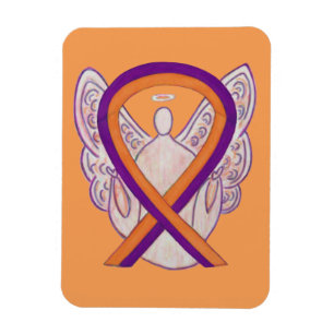 Ribbon Angel Art Magnets - Ribbon Angel Awareness  Magnet