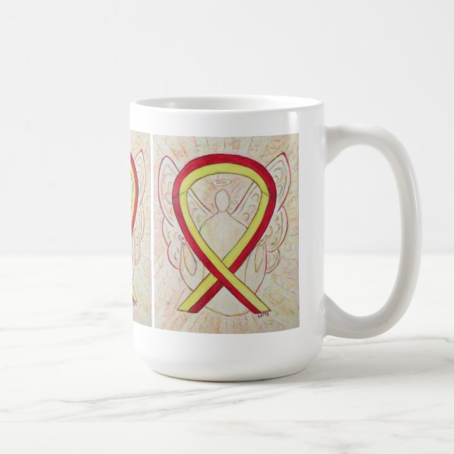 Ribbon Angel Art Mugg (Höger)