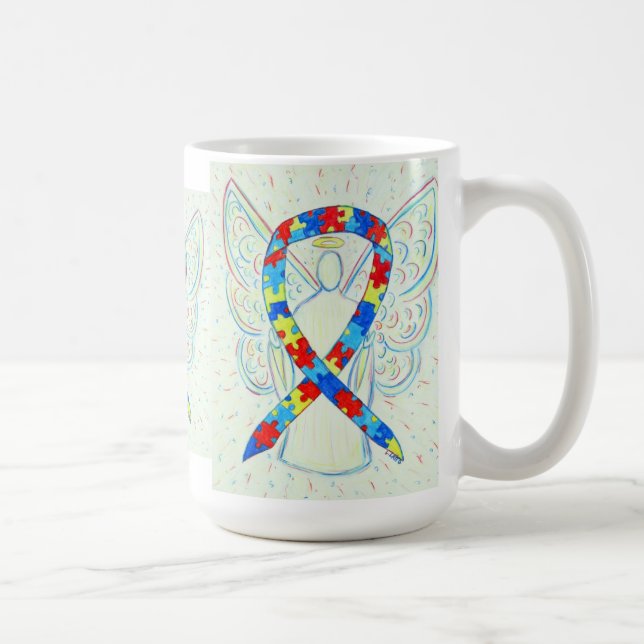 Ribbon Angel Art Mugg (Höger)
