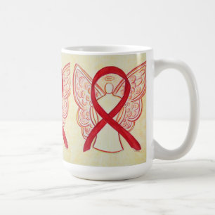 Ribbon Angel Art Mugg