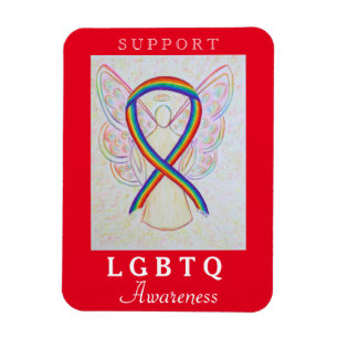 Ribbon Angel Magnet - Ribbon Angel-medvetande om H
