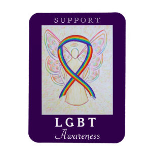 Ribbon Angel Magnet - Ribbon Angel-medvetande om H