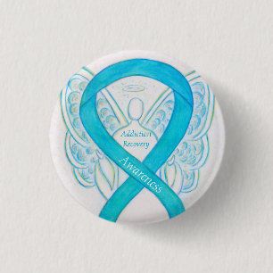 Ribbon Angel Pin-nålen för att återskapa medvetenh Knapp