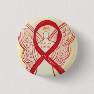 Ribbon Angel Pin-nålen för att återskapa medvetenh Knapp