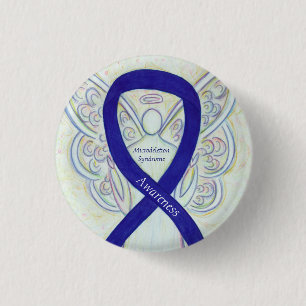 Ribbon Angel Pin Pin för mikroraderingssyndrom Knapp