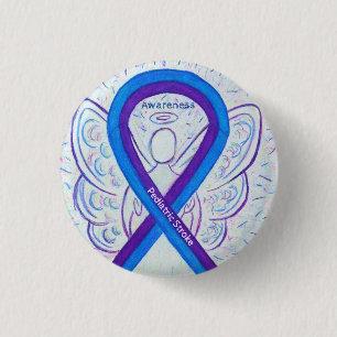 Ribbon Angel Pin Pin för pediatriskt stroke Knapp