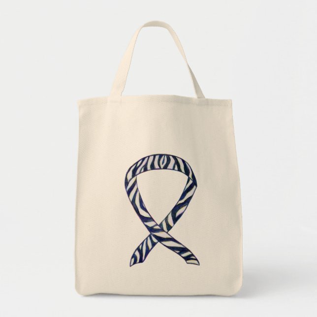 Ribbon Anpassningsbar Art Tote Bag Tygkasse (Framsidan)
