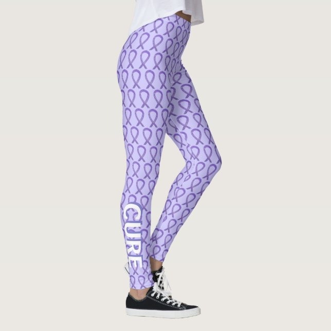 Ribbon Anpassningsbar Ord Art Leggings (Höger)