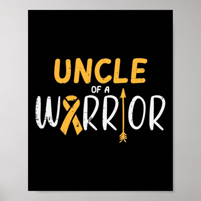 Ribbon Awarene (ung. "Warrior Child Cancer") Poster (Framsidan)