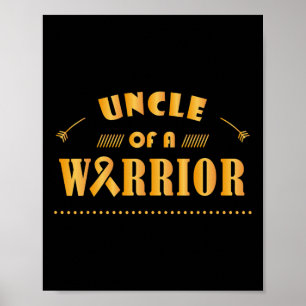 Ribbon Awarene (ung. "Warrior Childature Cancer") Poster