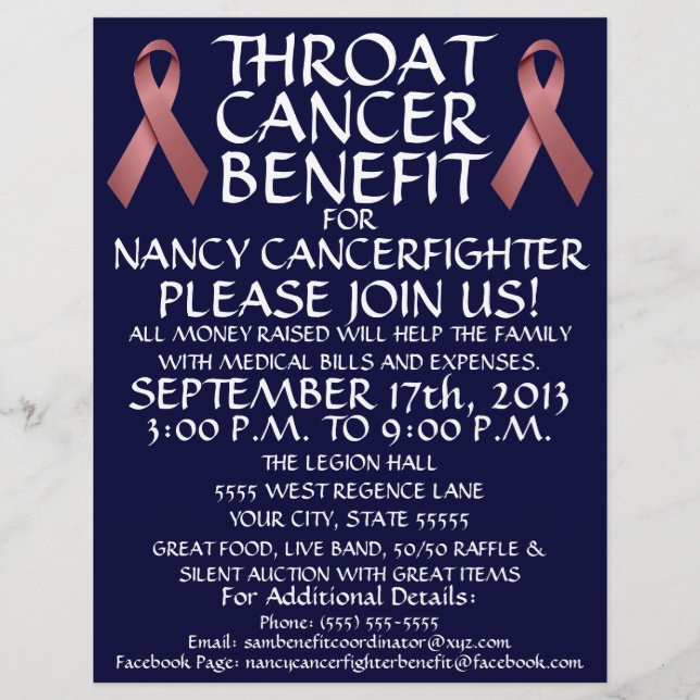 Ribbon Benefit Flyer (Framsidan)