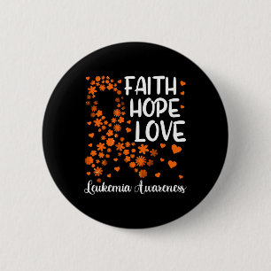Ribbon Blood Cancer Faith Hope Kärlek Leukemia Awa Knapp