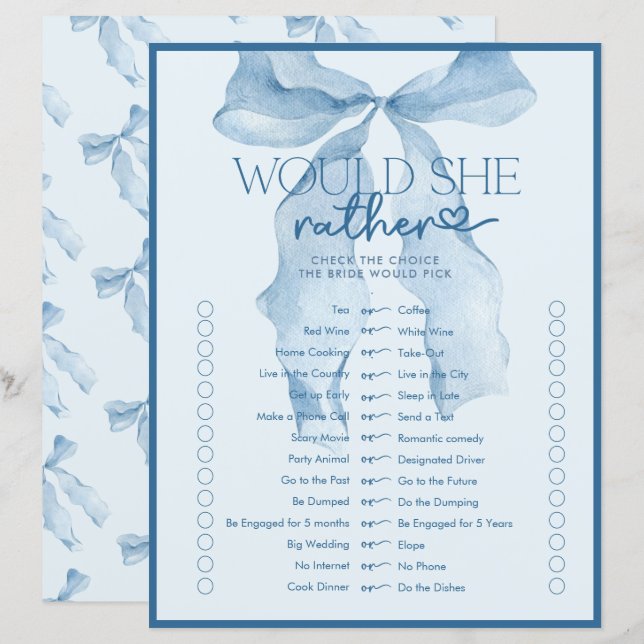 Ribbon Bow | Möhippans spel (Fram/baksida)