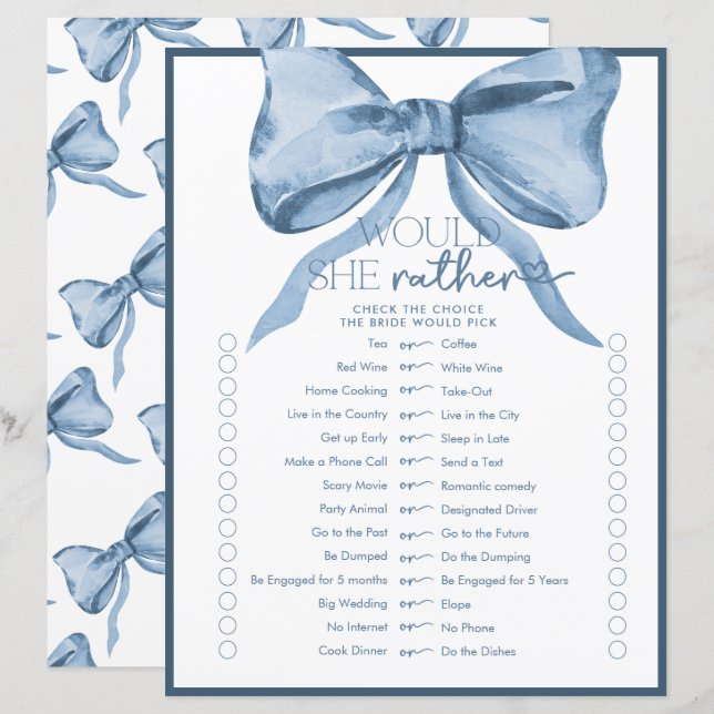 Ribbon Bow | Möhippans spel (Fram/baksida)