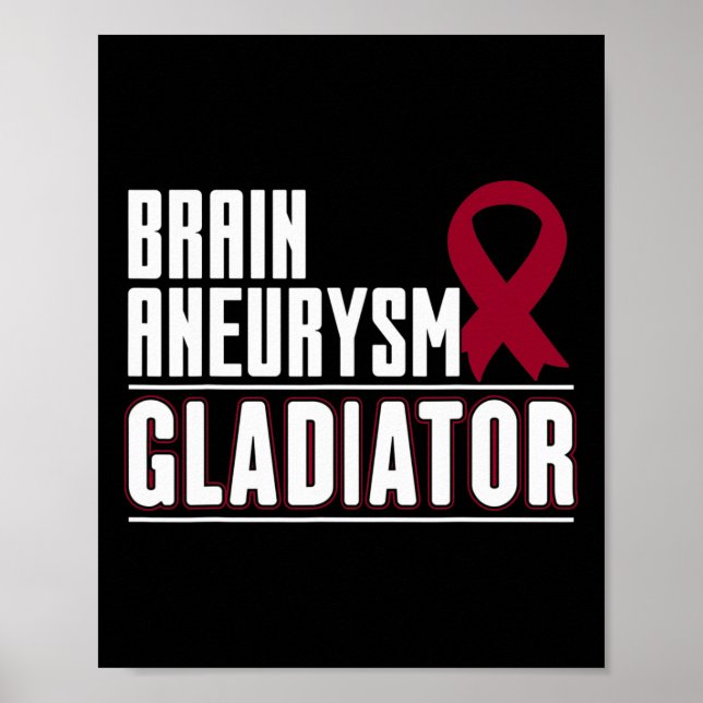 Ribbon - Brain Aneurysm Awareness Poster (Framsidan)