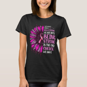 Ribbon Breast Cancer A: Stark Rosa av solros T Shirt