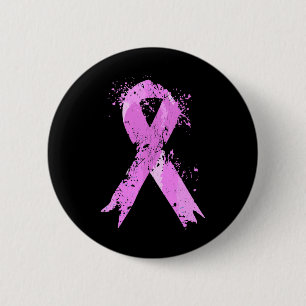 Ribbon Bröstcancer Medvetenhet Bröstcancer Promena Knapp