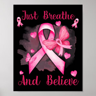 Ribbon Butterfly breder ut sig och tror på bröstca Poster