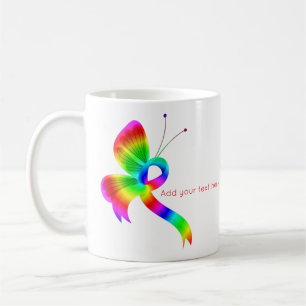 Ribbon Butterfly Coffee Mugg