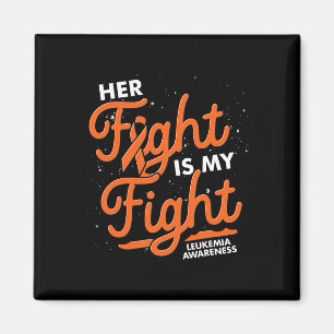 Ribbon Cancer Fight Supporter Leukemia Awareness Magnet