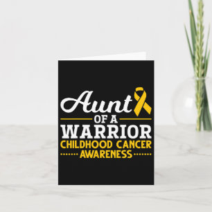 Ribbon Cancer Fighter Moster Childature Cancer Awa Kort