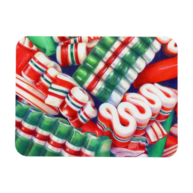 RIBBON CANDY 3x4 Flexibel magnet (Horisontell)