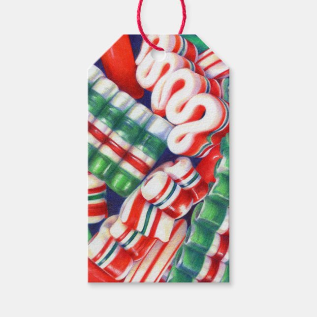 RIBBON CANDY Gift Märkres Presentetikett (Framsidan)