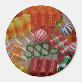Ribbon Candy Magnet (runt)