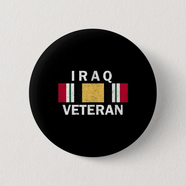 Ribbon Distress Te: Iraks veteranska Krig Knapp (Framsida)