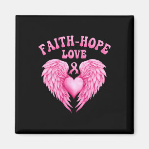 Ribbon Fight Heart Win Magnet