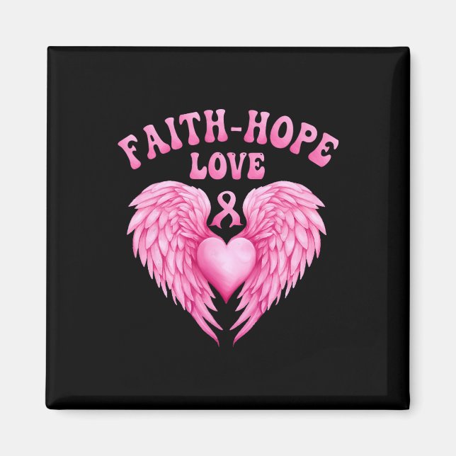 Ribbon Fight Heart Win Magnet (Framsidan)