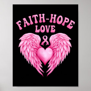 Ribbon Fight Heart Win Poster