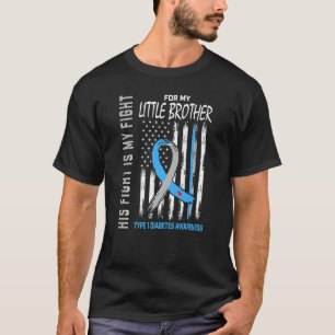 Ribbon för att öka medvetenheten om diabetes typ 1 t shirt