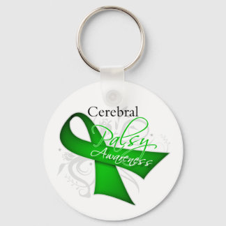 Ribbon för Cerebral Palsy Awareness Nyckelring