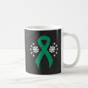 Ribbon för Chalkboard Jade Awareness Kaffemugg