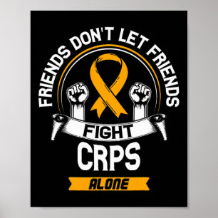 Ribbon för Crps Survivor Algodystrophy Awareness R Poster