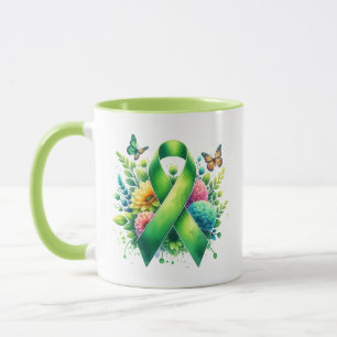 Ribbon för medvetenhet om Lyme-sjukdom Mugg