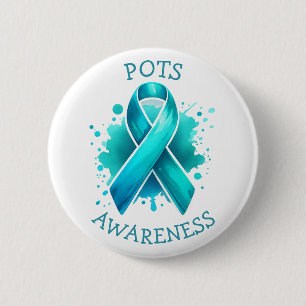 Ribbon för medvetenhet om pots Awareness Turcos Aw Knapp