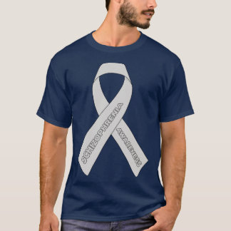 Ribbon för medvetenhet om Schizophrenia T Shirt
