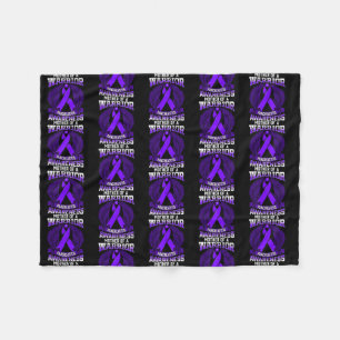 Ribbon för Pancreatitis Awareness Mor Support Fleecefilt