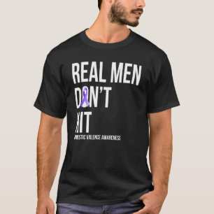 Ribbon för Slå Domestic Violence Awareness T Shirt