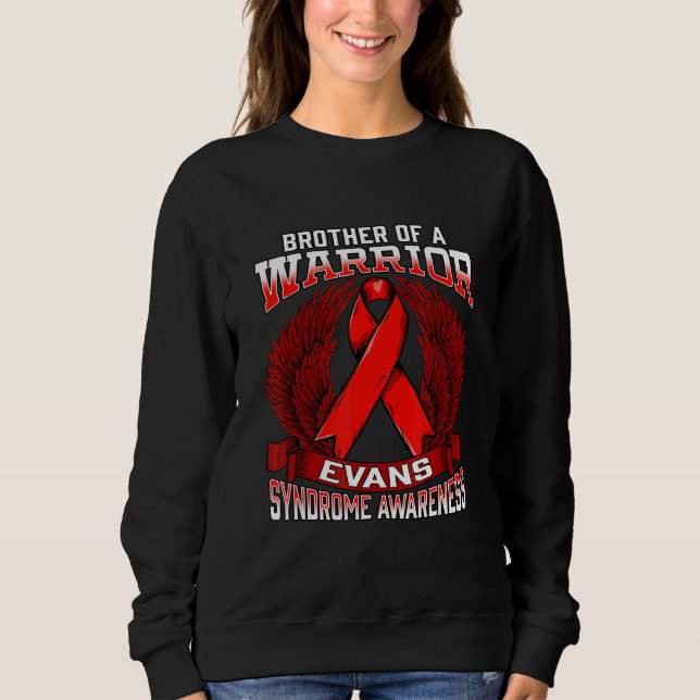 Ribbon för stöd för Evans Syndrome Awareness Broth T Shirt (Framsida)